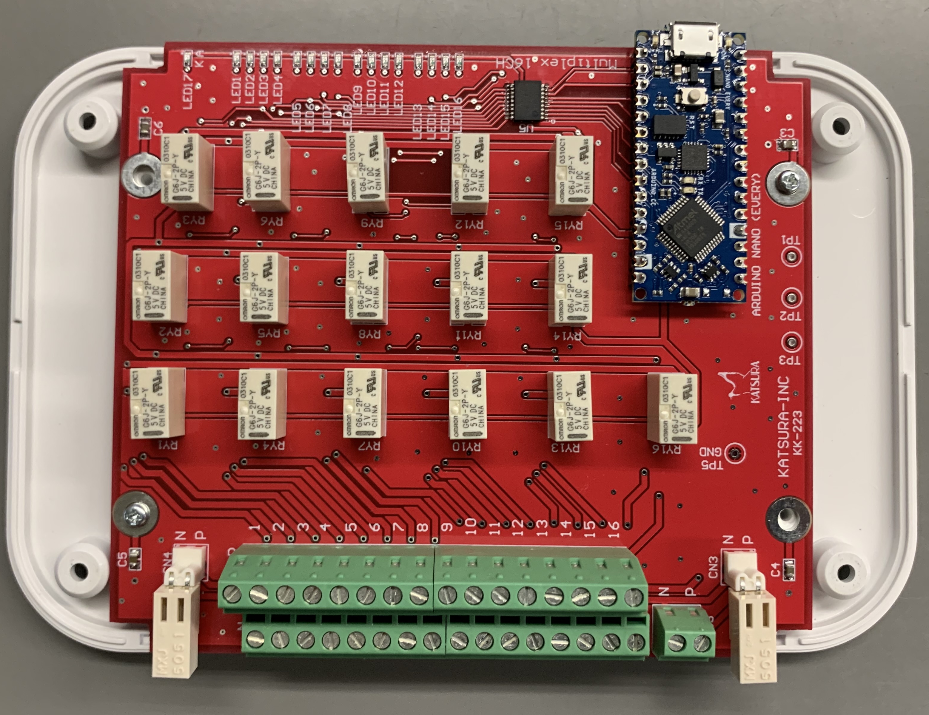 16Chリレマルチプレクサ基板